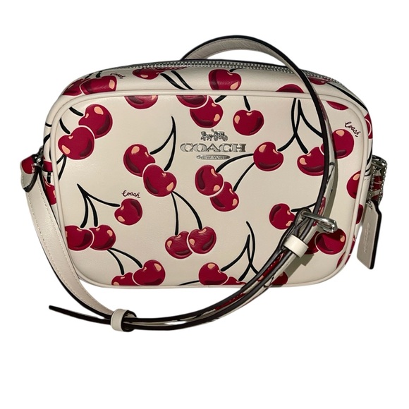 COACH JAMIE CAMERA BAG WITH CHERRY PRINT - Picture 6 of 8